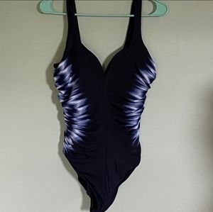 Miraclesuit Size 14 Swim Bathing Suit. Soundwave